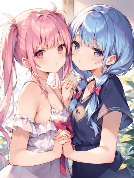 22793-2193945762-score_9, score_8_up, score_7_up,_Two girls, the first one (blue hair, blue eyes, twin tails), the second one (pink hair, pink ey.png